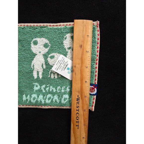 NWT Studio Ghibli Park Japan Exclusive PRINCESS MONONOKE KODAMA Hand Towel 6x6 - Picture 6 of 7